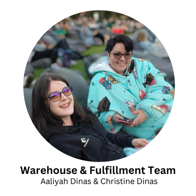 Warehouse & Fulfilment Team - Christine & Aaliyah Dinas